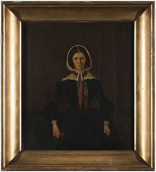 Portrait of Arnolda Cornelia Robbe (1801-1846), 1843, Hendrik Schaaff
