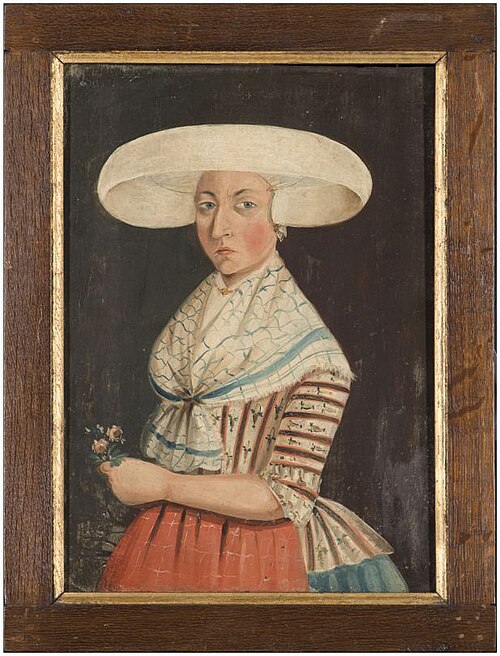 Portrait of Catrine Sterringa (1762- ), 1789, Frans Willems Swart