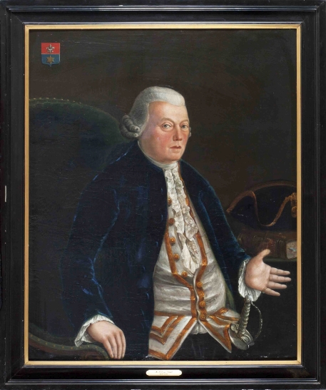 Portret van Mr. H.A. v. Sloterdijck, 1779, Maas van Altena