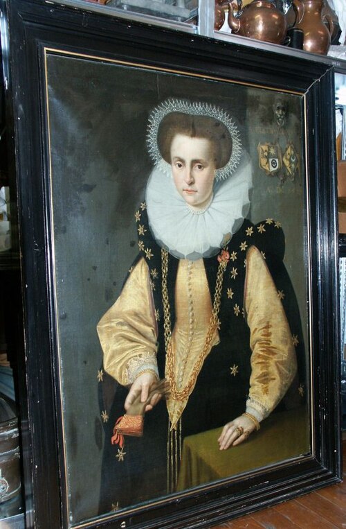 Portrait of Ath van Offenhuizen, 1599, Crispiaen Colijn