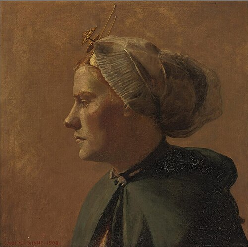 Scheveningse vissersvrouw, 1908, Ernst van der Minne