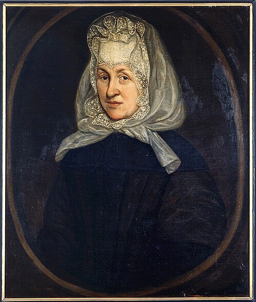 Portrait of Elisabeth Boenen (1639- ), 1695, G.E. Piscator