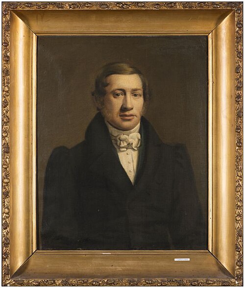 Portrait of Ype Ypes, baker in Leeuwarden, 1834, Gabinus Fellinga