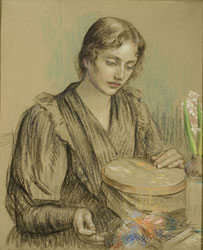 Portrait de Madeleine Zillhardt, 1895, Louise Catherine Breslau