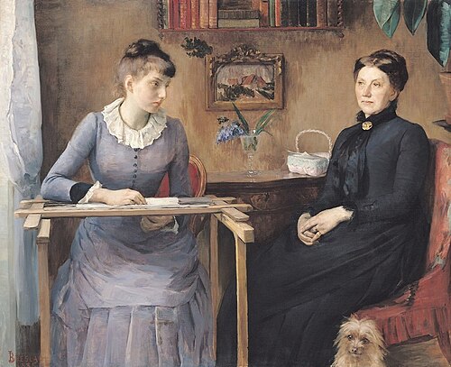 Chez soi ou Intimité, 1885, Louise Catherine Breslau