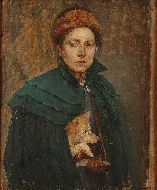 Autoportrait, 1891, Louise Catherine Breslau