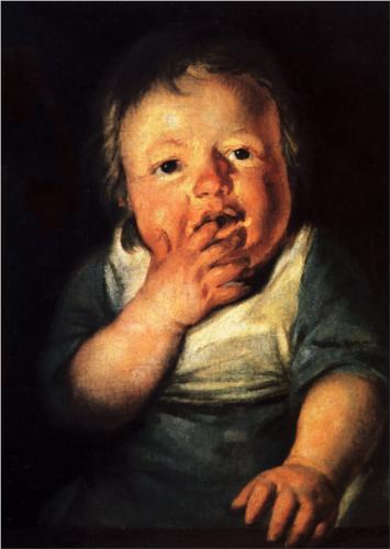 Étude d'un enfant., 1626, Jacob Jordaens