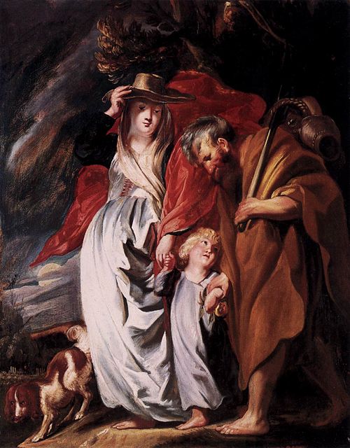 Return of the Holy Family from Egypt, 1616, Jacob Jordaens