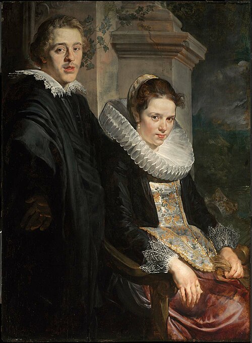 Portrait of a Young Married Couple, 1622, Jacob Jordaens