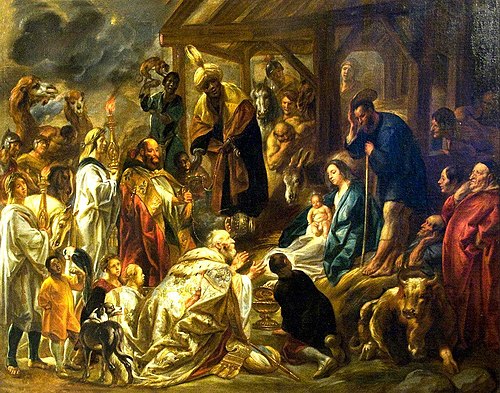 Adoration of the Magi, 1669, Jacob Jordaens