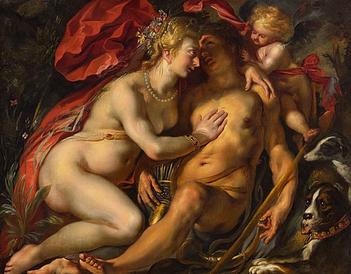 Venus and Adonis, 1615, Jacob Jordaens