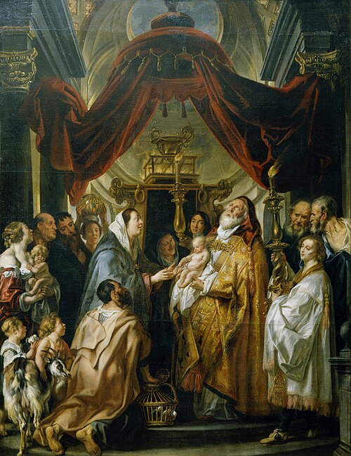 Presentation of Jesus Christ at the Temple, 1660, Jacob Jordaens