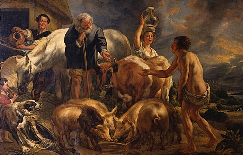 The prodigal son, 1640, Jacob Jordaens