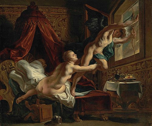 Psyche trying to restrain Cupid, 1645, Jacob Jordaens