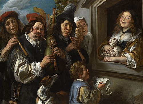 Ambulant Musicians or The Serenade, 1640, Jacob Jordaens