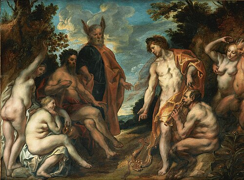 The judgement of Midas in the contest between Apollo and Pan, 1640, Jacob Jordaens
