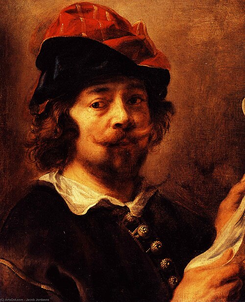 Autoportrait, 1640, Jacob Jordaens