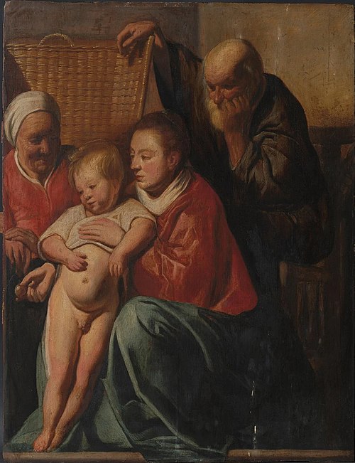 Sainte Famille, 1617, Jacob Jordaens