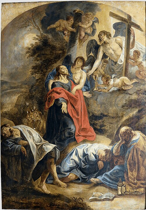 The Agony of Christ in the Garden of Gethsemane, 1624, Jacob Jordaens