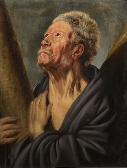 Abraham Grapheus as Saint Andrew, 1620, Jacob Jordaens