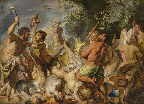 Battle of the Lapiths and Centaurs, 1615, Jacob Jordaens