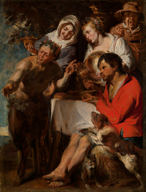 The Satyr and the Peasant, 1615, Jacob Jordaens