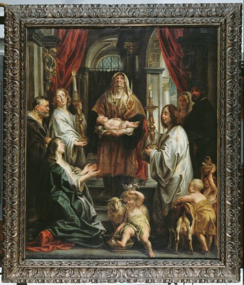 Presentation in the temple, 1643, Jacob Jordaens