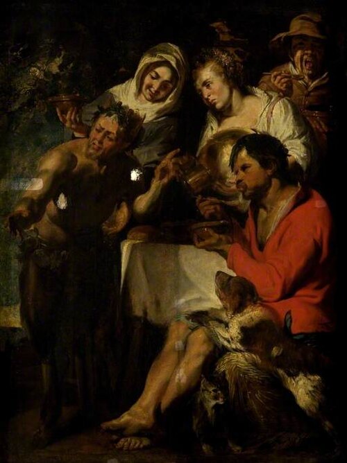 The Satyr and the Peasant, 1615, Jacob Jordaens