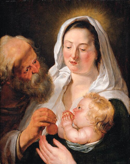La Sainte Famille, 1616, Jacob Jordaens