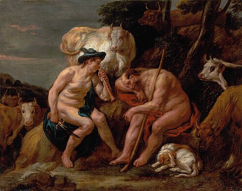 Mercury and Argus, 1650, Jacob Jordaens