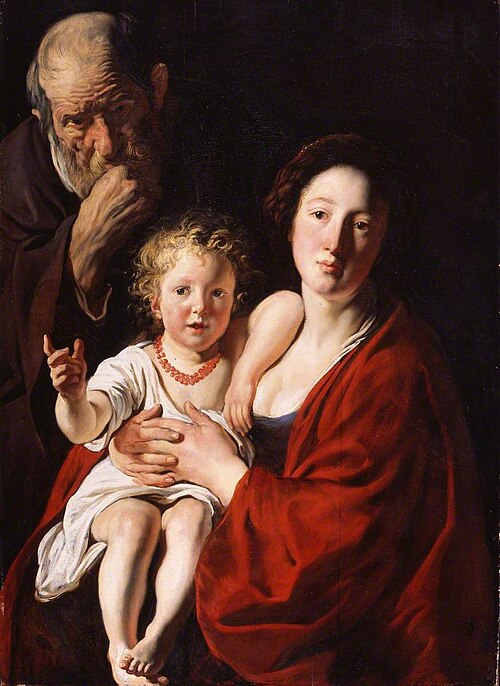 The Holy Family, , Jacob Jordaens