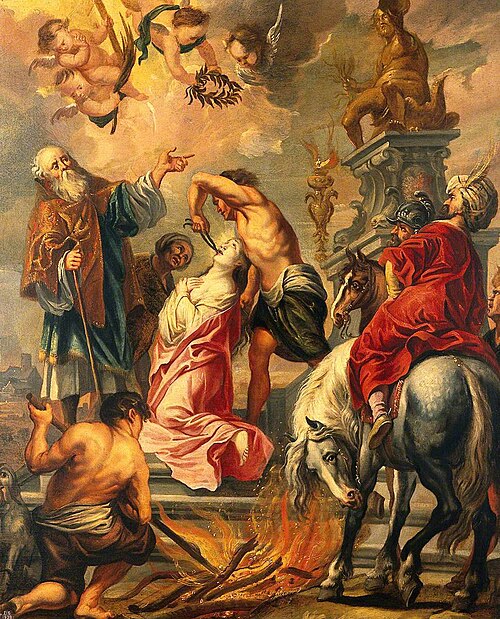 The Martyrdom of Saint Apollonia, , Jacob Jordaens