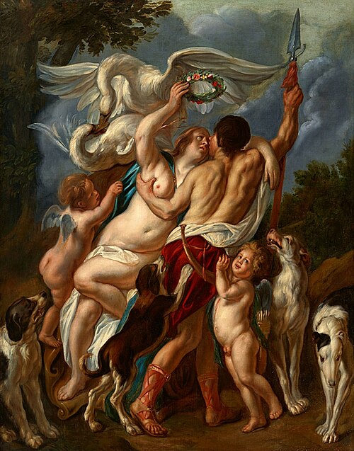 Venus and Adonis, 1657, Jacob Jordaens