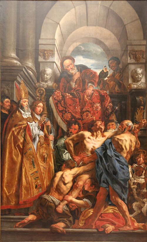 Saint Martin guérissant un poddédé, 1630, Jacob Jordaens