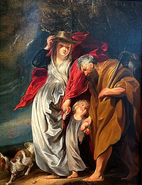 The Return of the Holy Family from the Flight into Egypt, 1610, Jacob Jordaens