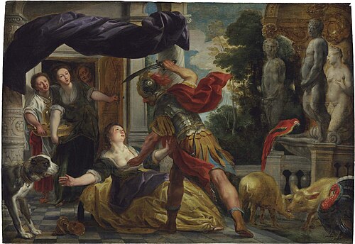 Circe and Odysseus, 1630, Jacob Jordaens