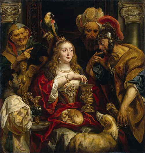 Le Banquet de Cléopâtre, 1653, Jacob Jordaens