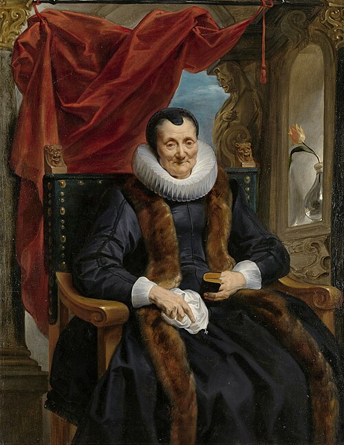 Portrait of Magdalena de Cuyper, 1635, Jacob Jordaens