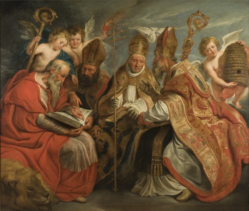 The Four Fathers of the Latin Church, 1630, Jacob Jordaens