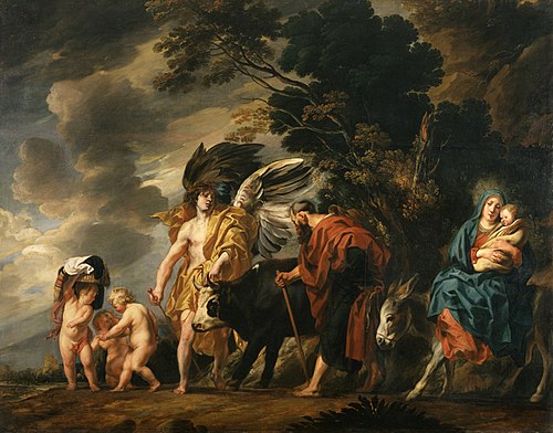 Flight of the Holy Family into Egypt, 1647, Jacob Jordaens