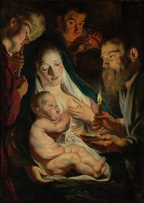 The Holy Family with Shepherds, 1616, Jacob Jordaens