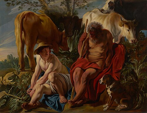 Mercury and Argus, 1637, Jacob Jordaens