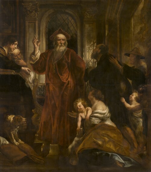 Saint Ivo of Brittany, 1657, Jacob Jordaens