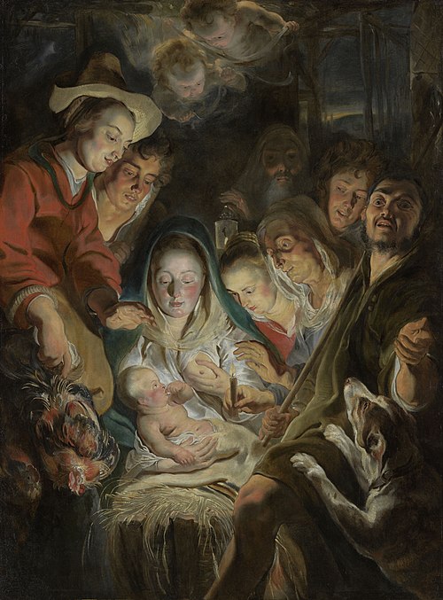 Adoration of the Shepherds, 1616, Jacob Jordaens