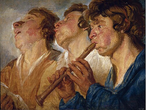 Trois Musiciens ambulants, 1645, Jacob Jordaens