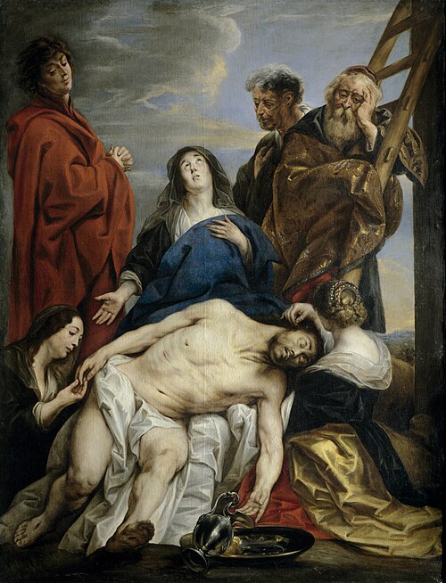 Pietà, 1650, Jacob Jordaens