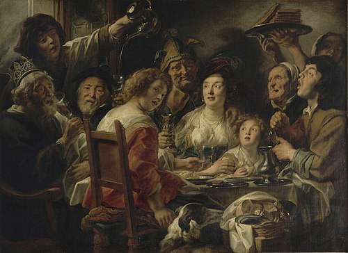 Le Roi boit, 1640, Jacob Jordaens