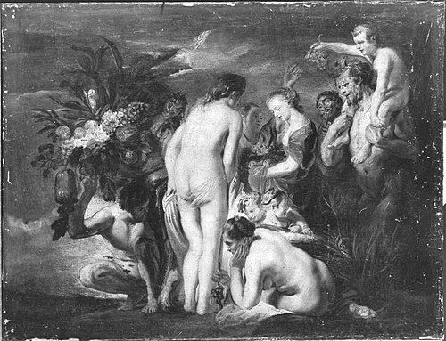 Allegorie der Fruchtbarkeit (Huldigung an Pomona) (Kopie nach), 1635, Jacob Jordaens