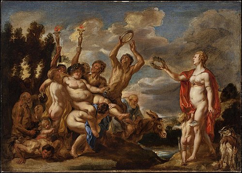Bacchus and Venus, 1650, Jacob Jordaens