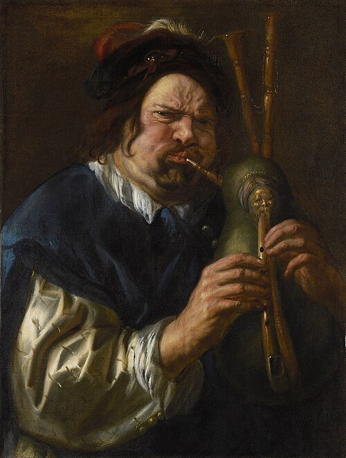 The Bagpipe Player, 1640, Jacob Jordaens